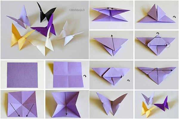 Drugelio origami amatas