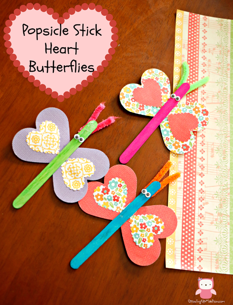 „Popsicle Stick Butterfly Craft“