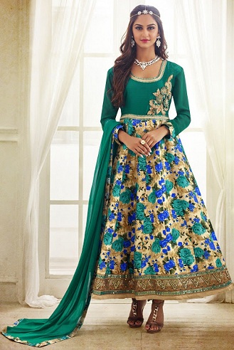 „Bhagalpuri Party Wear Salwar“ kostiumas