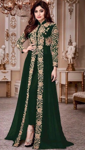 „Green and Golden Party“ dėvėkite „Salwar“ kostiumą