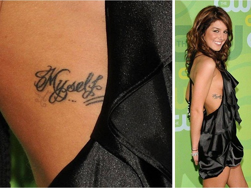 Shenae Grimes su karščiausia tatuiruote