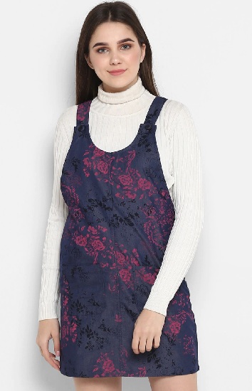 Denim Pinafore suknelė