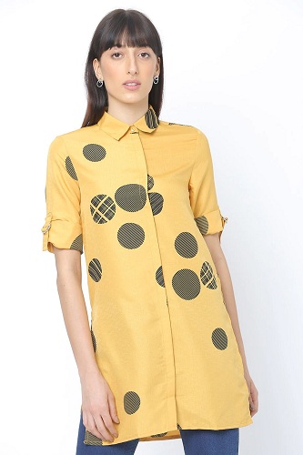 „Polka Dot Long Partywear“ marškinėliai