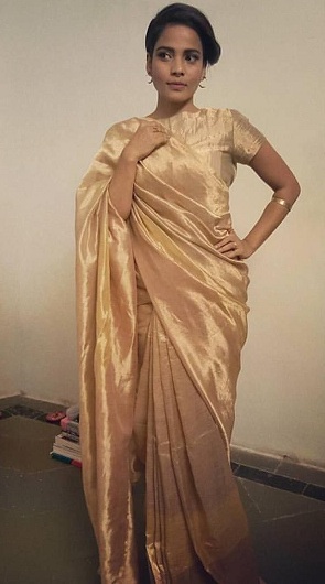 Auksinis audinys Saree