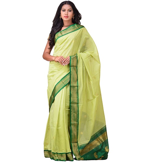 Yeşil Gadwal Allure Saree