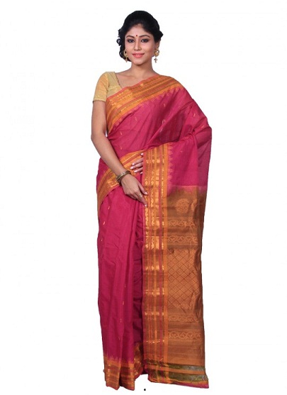 Violetinė Gadwal Saree