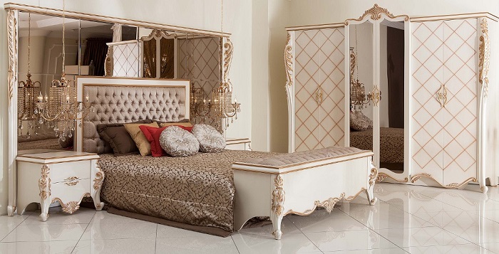 Turkijos miegamojo baldų dizainas