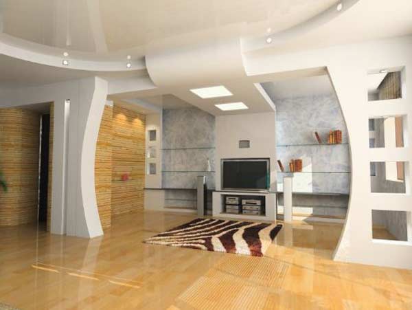 Büyük Salon İçin Pop Tavan Tasarımı