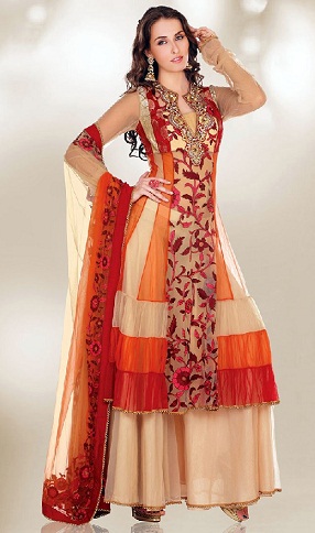 Pakistano „Palazzo Salwar Kameez“