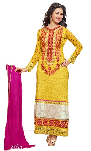 Pakistano „Kameez“ su „Parallel Salwar“