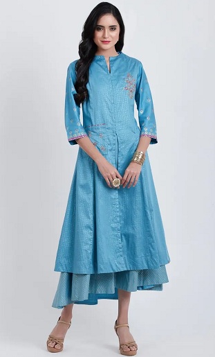 Tasarımcı Ön Düğme Kurti By Biba