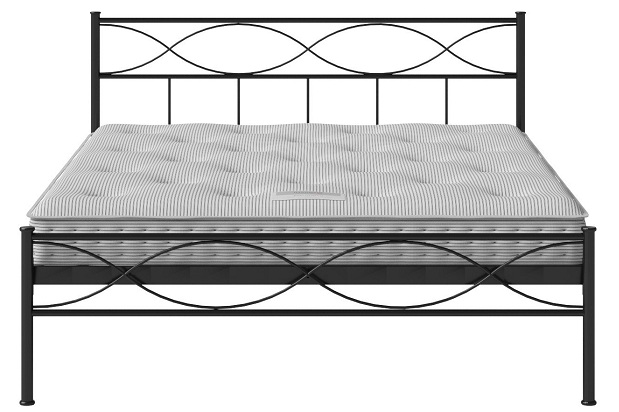 Metalinės dvigulės lovos dizainas