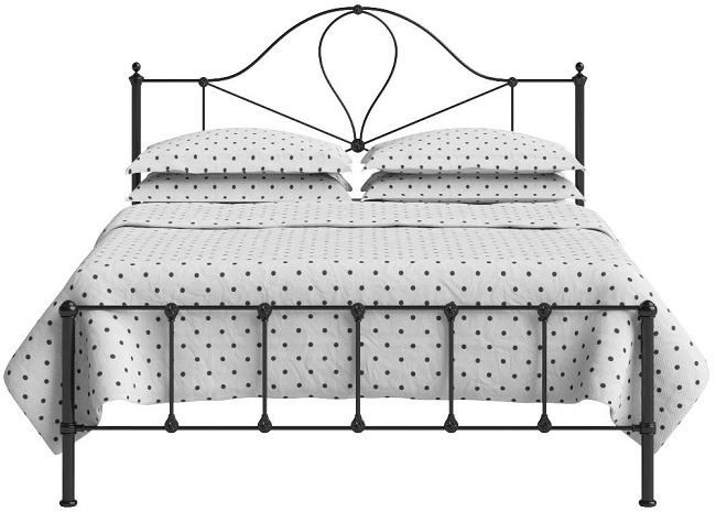 Geležinės dvigulės lovos dizainas