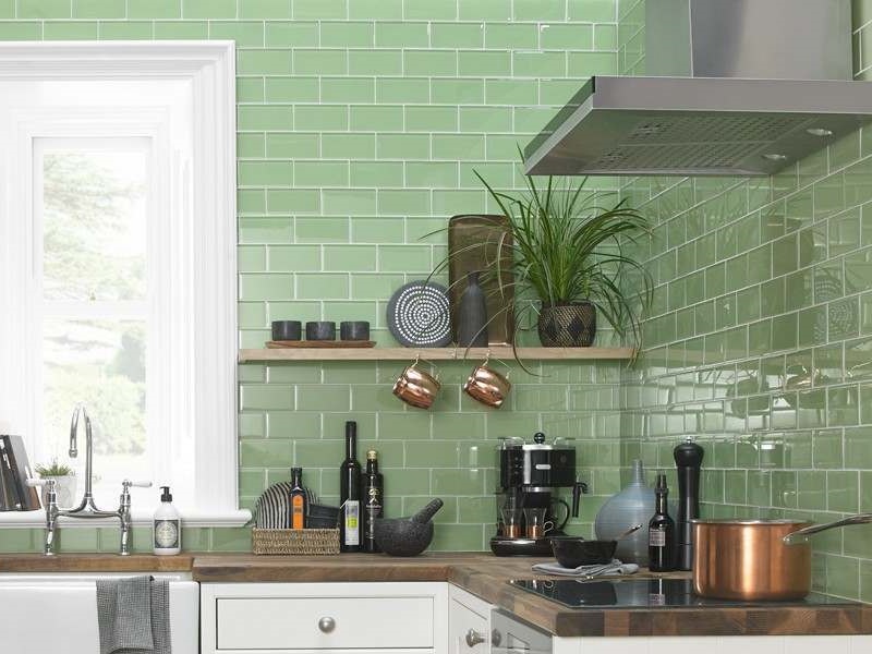 Naujausi virtuvės sienų plytelių dizainai