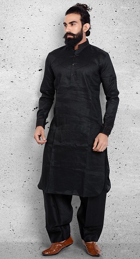 Keten Pathani Kurta Pijama