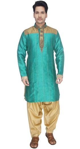 Patiala stiliaus Pathani Kurta pižama