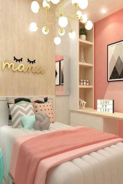 Küçük Odalar İçin Genç Kız Yatak Odası Fikirleri
