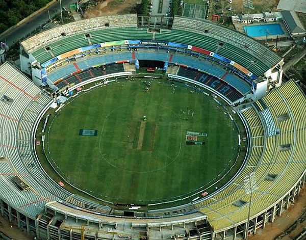 Rajiv Gandhi tarptautinis kriketo stadionas naujas stadionas Indijoje