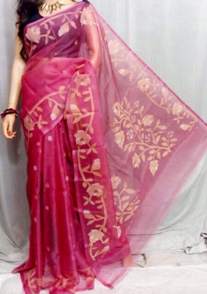 Muslin Silk Jamdani Saree