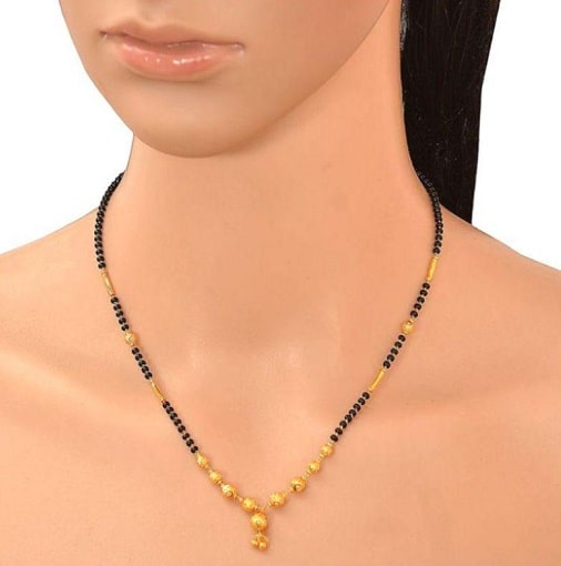 Paprastas „Mangalsutra“ dizainas