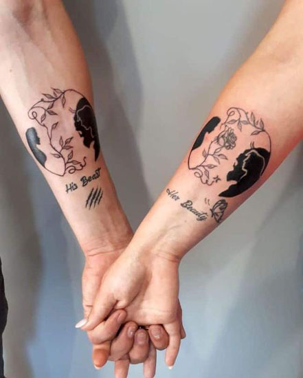 Geriausias poros tatuiruotės dizainas