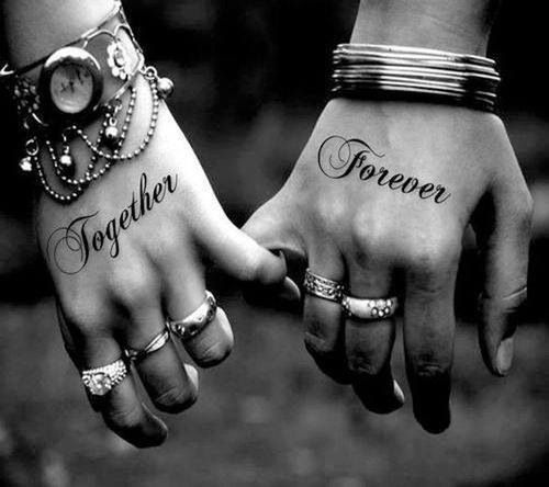 Poros tatuiruotės amžinai kartu