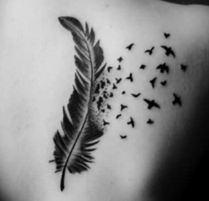 „Dove Feather“ tatuiruotė