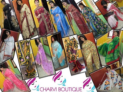 „Charvi Saree Boutique“ Kolkatoje