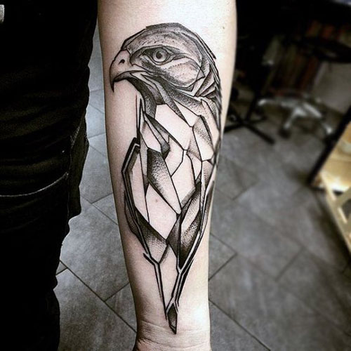 Geometrinės tatuiruotės dizainas 2