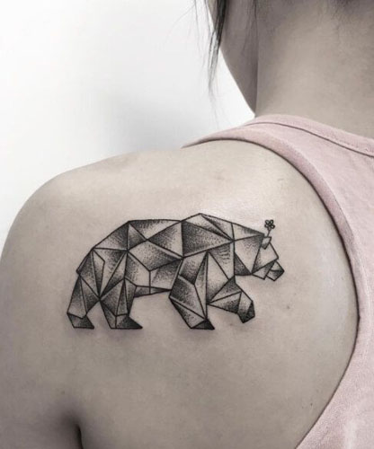 Geometrinės tatuiruotės dizainas 9