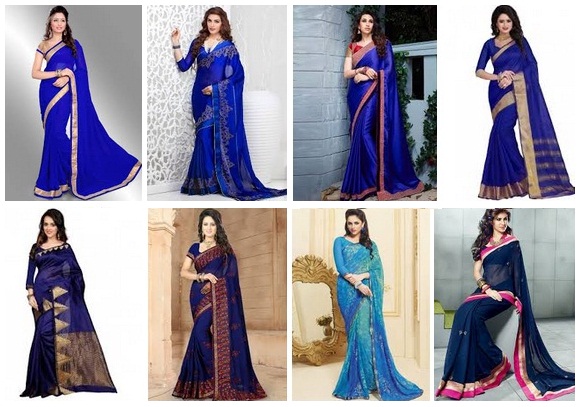 Mavi Sarees