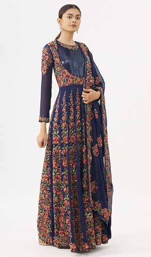 Dizaineris Long Anarkali Churidar