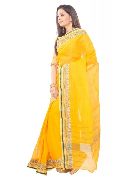 Pochampally Yellow Saree