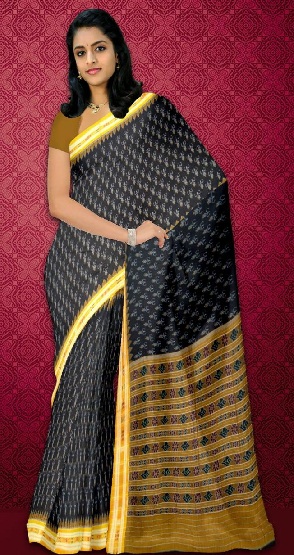 Siyah Pochampally Saree