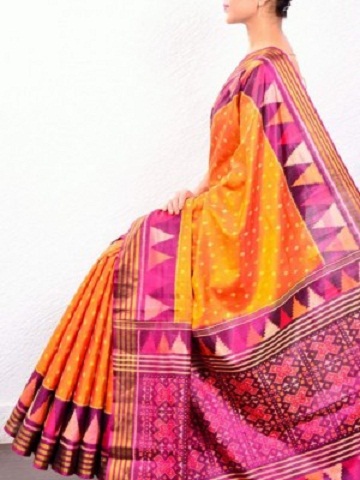 Renkli Pochampally Saree