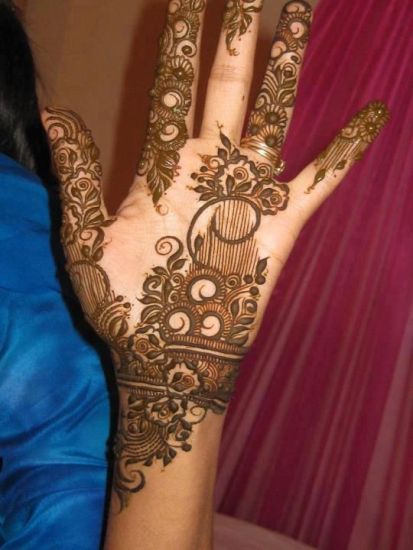 Paprastas Punjabi Mehndi dizainas