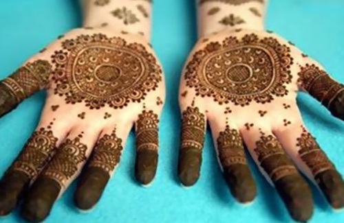 Karva Chauth Mehndi dizainas