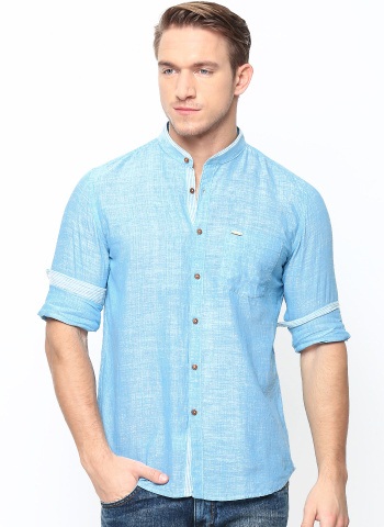 Khadi mėlyni marškinėliai
