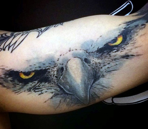 Galingas „Eagle Eye Tattoo“ dizainas