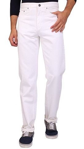 İpeksi Denim Beyaz Renk Jean