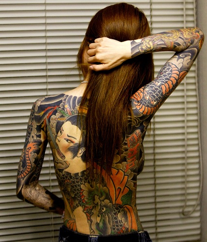 Suknelės kūno tatuiruotės dizainas moterims