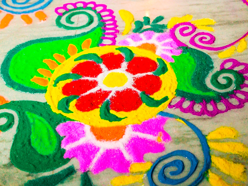 Rangoli Deepavali