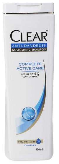 „Clear Complete Active Care“ pleiskanų šampūnas