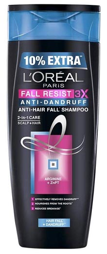 L'Oreal Paris Fall Resist 3X šampūnas nuo pleiskanų