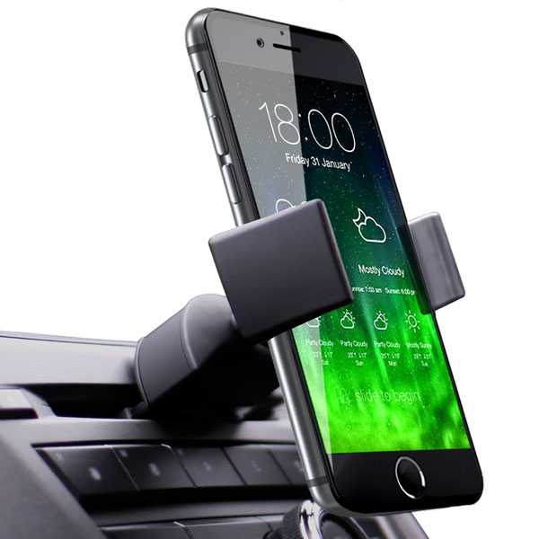 „Koomus Pro“ universalus kompaktinio disko lizdo išmaniojo telefono laikiklis automobiliui