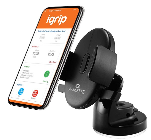 „Amkette iGrip One Touch“ prietaisų skydelis ir priekinio stiklo automobilio laikiklis