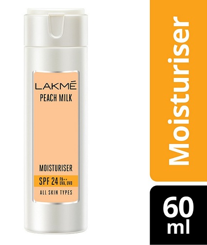 Lakme persikų pieno drėkinamasis kūno losjonas