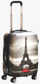 Eifelio bokšto bagažo vežimėlio krepšiai vyrams