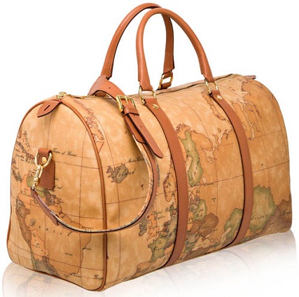Pasaulio žemėlapių dizainerių kelioninis krepšys