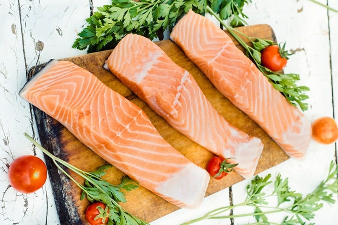 Lašišos žuvis, turinti daug omega 3